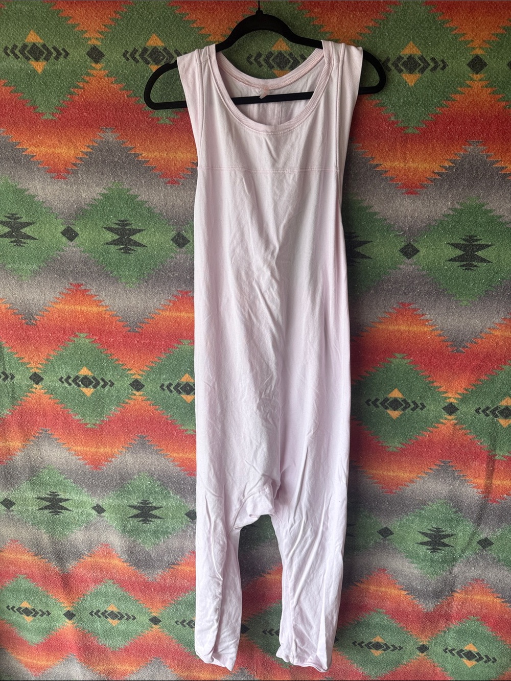 FP Movement by Free People Pale Pink Sleeveless Jumpsuit